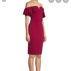 Off the Shoulder Red Dress